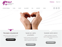 Tablet Screenshot of nlp-centrum.cz